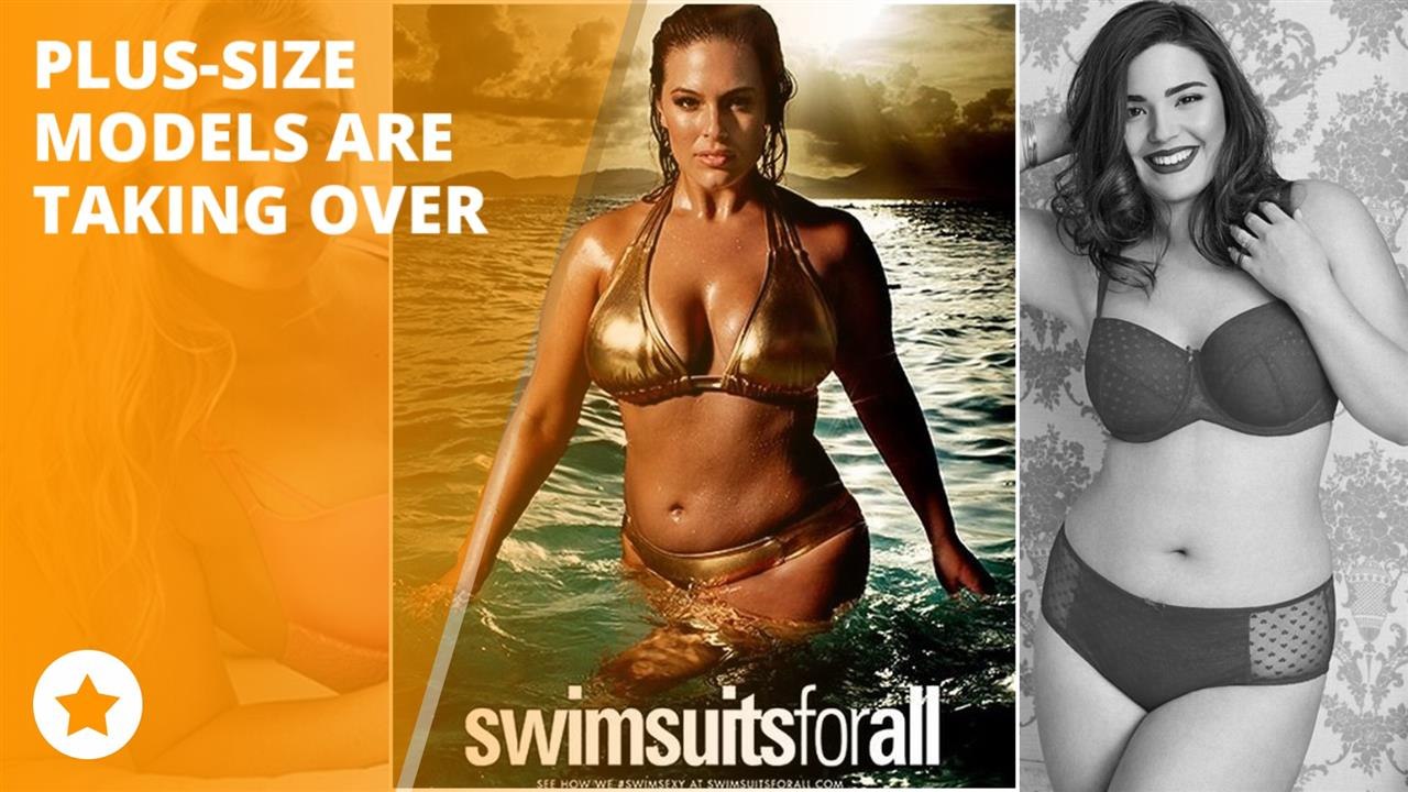 Plus-size models are becoming the next big thing