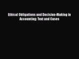 [PDF] Ethical Obligations and Decision-Making in Accounting: Text and Cases [Download] Full