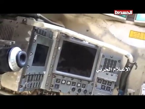 Йеменские Повстанцы Хуситы, показали Саудовский ABRAMS изнутри. После чего взорвали его на месте.