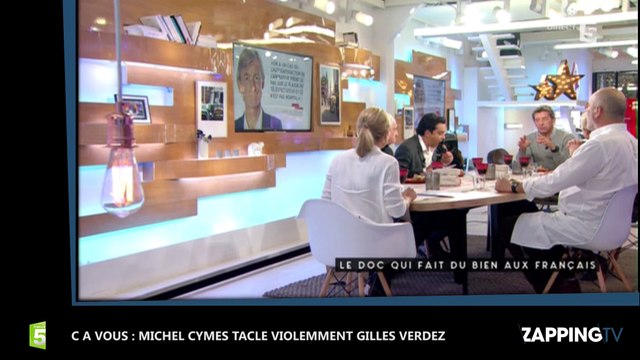 C à Vous : Michel Cymes tacle violemment Gilles Verdez (vidéo)