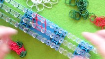 Tuto Chaussettes de Noël Rainbow Loom - Déco du sapin en élastiques