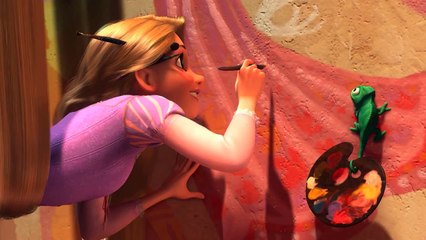 Tangled  Disney Art Department Wall Mural