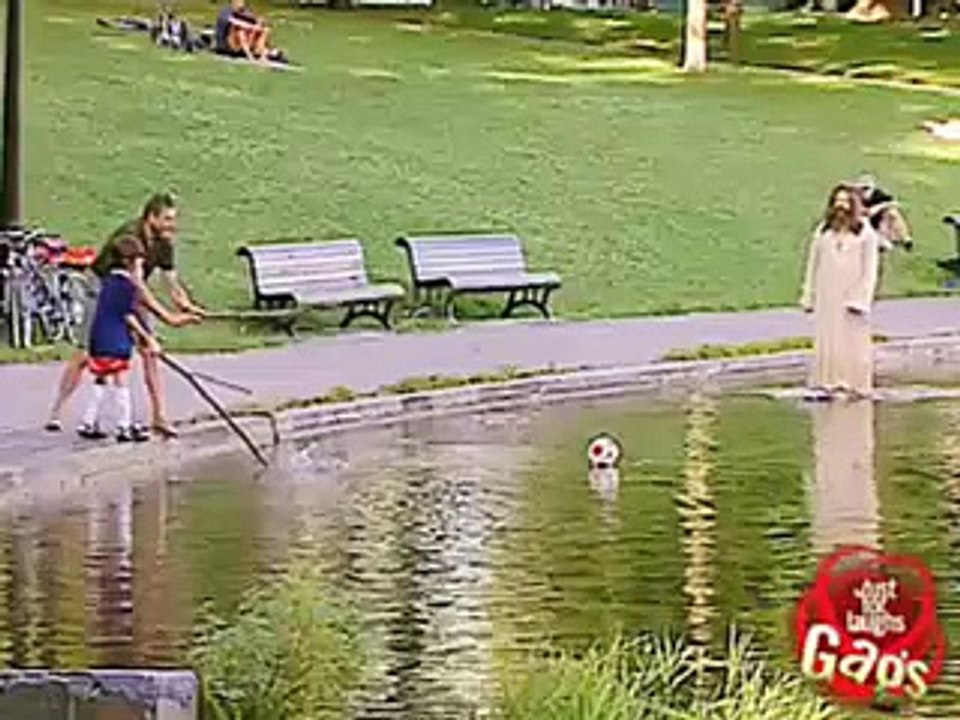 Jesus Walks on Water Prank
