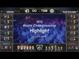 [게임코치] 2015 롤드컵 하이라이트 Group D #04 OG vs TSM (LoL World Championship 2015 Highlight)