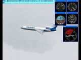 PULKOVO 612 Tupolev Tu-154 85185 crash simulation 08 22 06 WEATHER RADAR ATTENUATION EFFECT