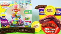 Play Doh Cupcake Tower Set w/ Poo Dough How To Make Poop Cupcakes Prank Sweet Shoppe Playdough Plus