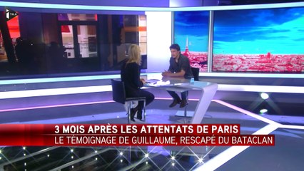 Guillaume, rescapé du Bataclan: "Il m'arrive d'avoir des heures entières sans penser à ça"