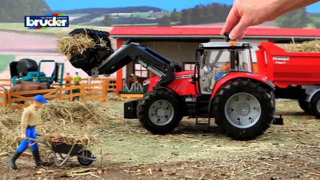 Мультик про машинки - Трактор, Комбайн, Лэнд Ровер, Эксковатор - Презентация игрушки для мальчиков