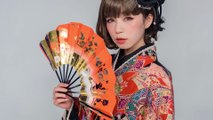 2 Kawaii HAIR STYLES _Long Hair_ for Kimono by Japanese model Yui Minakata _ 皆方由衣の着物に合うロングヘアアレンジ