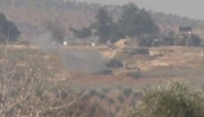 TSK, Azez'deki PYD mevzilerini ateş altında tutmaya devam ediyor