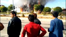 Patnos Belediyesi binası ateşe verildi