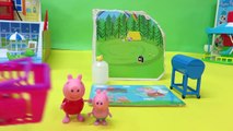 Peppa Pig & George Pig Go To Swim, BBQ & The Theme Park on their Holiday!