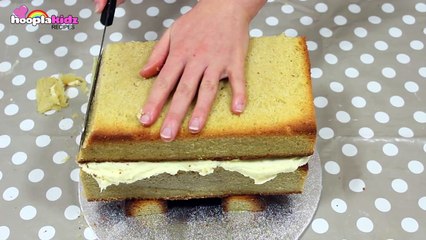 The Wheels On The Bus Cake | Nursery Rhymes Birthday Cake Ideas for Children By HooplaKidz Recipes