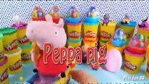 Play doh Peppa pig Car Kinder surprise eggs Spongebob Cars 2 surprise unboxing egg