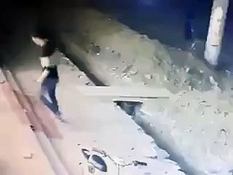 Drunk Guy scores a hole in one..