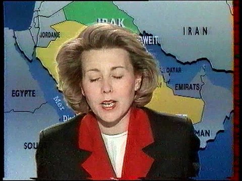 Antenne 2 8.02.1991 1 Pub, 1 B.A., Flash A2 golfe, Fermeture d'antenne