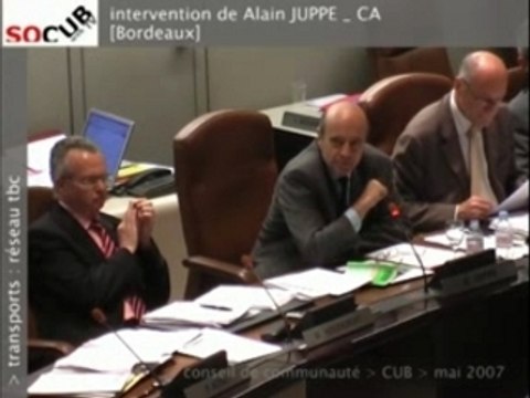 Transport collectifs (fin) : Alain JUPPE et Alain ROUSSET