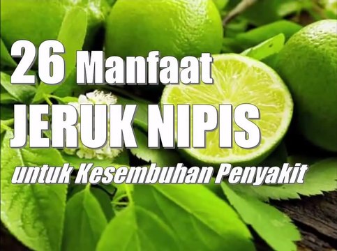 Manfaat Jeruk Nipis untuk Kesembuhan Penyakit