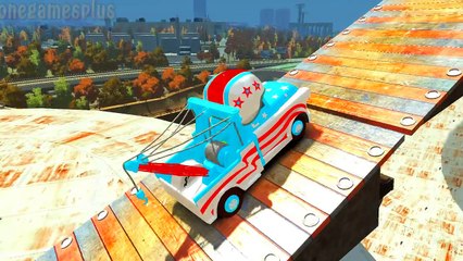 Disney cars & Evil Minion Toy story Buzz Lightyear and Mater Stunt Komodo Children s Songs