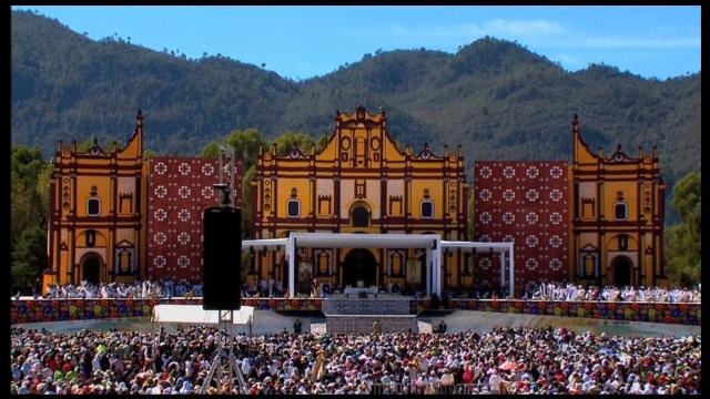 El papa pide perdón a indígenas durante misa en San Cristóbal de las Casas