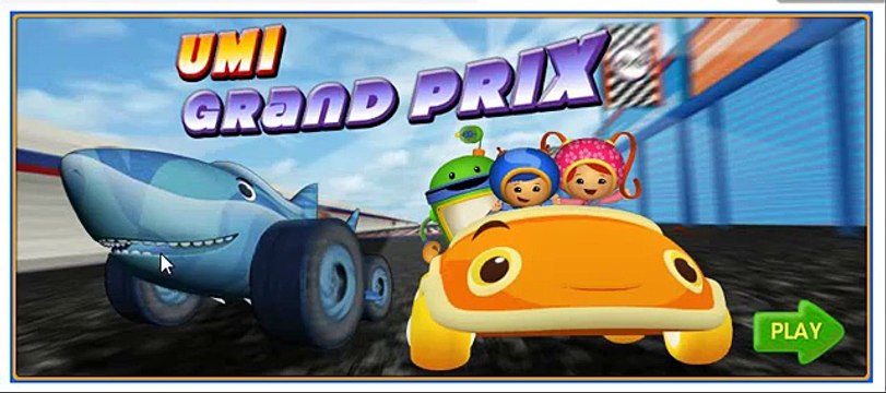 мультик игра умизуми гонки на акуле машине уровень поля просто улет смотреть детям