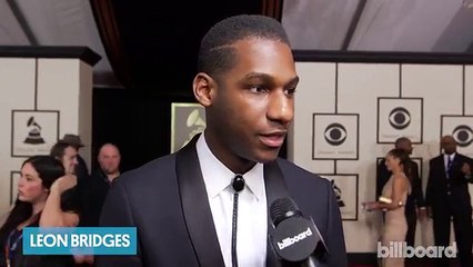 Leon Bridges- The 2016 GRAMMY Red Carpet -