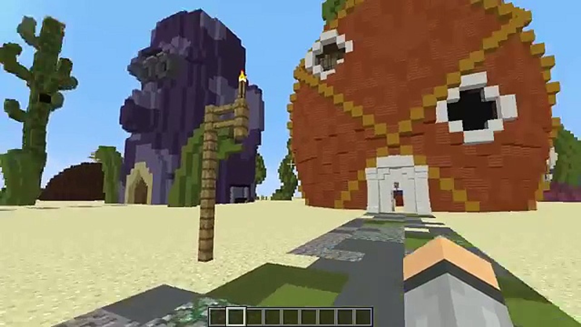 Портал В МИР СПАНЧ БОБА! БЕЗ МОДОВ! Minecraft 1.8+ – Видео Dailymotion
