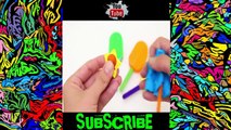 Play doh surprise toys icecreams unboxing Angry Birds Ninja Turtles Peppa Pig