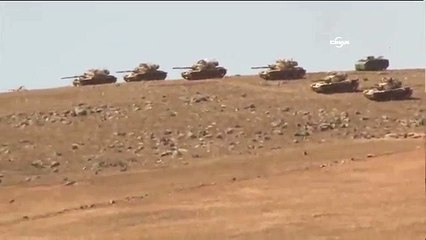 Tanklar Kobani’nin karşısına yeniden konuşlandı