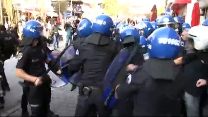 Kızılay'daki Kobani protestosuna 3. müdahale: 20 gözaltı