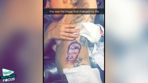 Lady Gaga Gets David Bowie’s Face Tattooed On Her Side