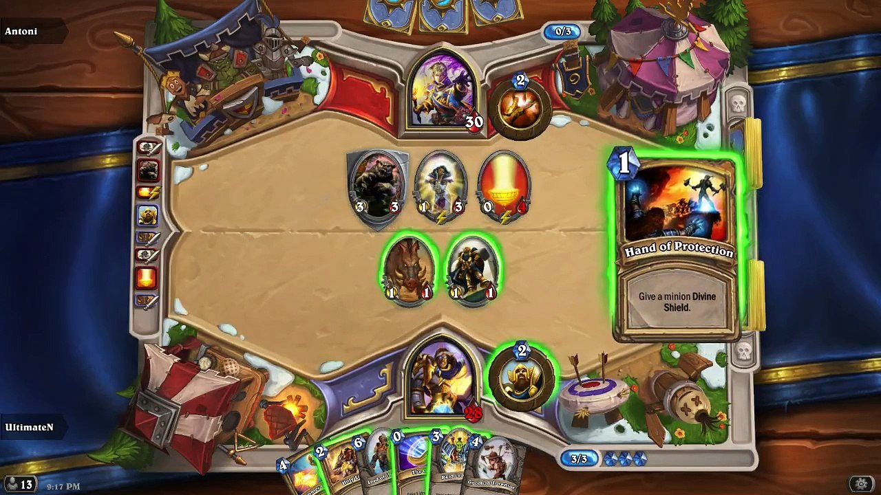 Antoni using Lightwell card strategy PVP match | Hearthstone