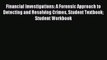 Read Financial Investigations: A Forensic Approach to Detecting and Resolving Crimes Student