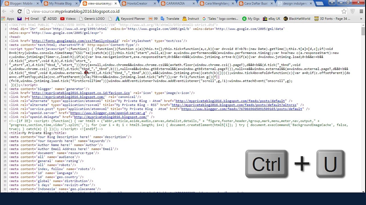 how to find blogger template name
