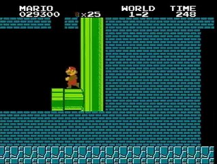 Super Mario Bros 1 Secret Underwater Level 1