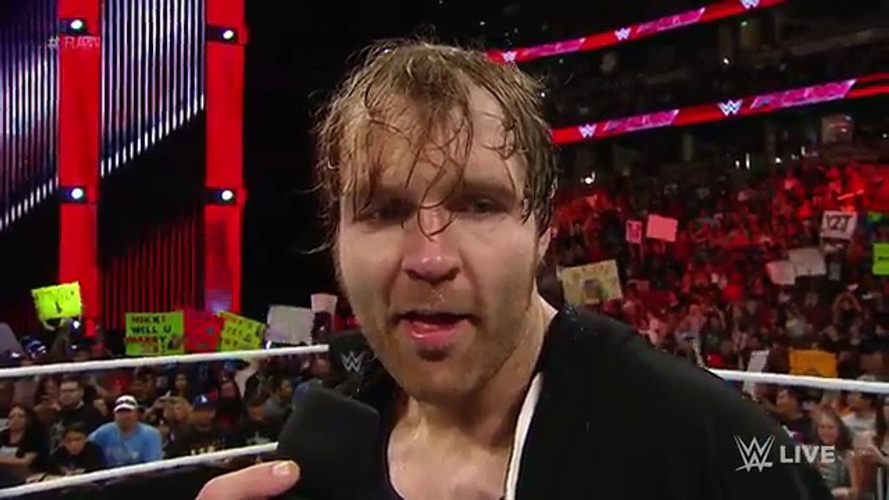 Stephanie McMahon has a surprise for Dean Ambrose: Raw, February 15, 2016