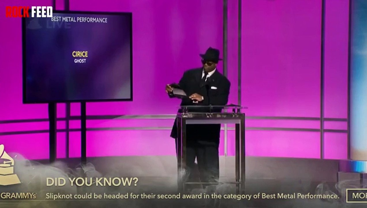 Ghost Wins Best Metal Performance - Rock Feed - 2016 Grammy Awards