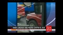 Capturan a hombre que atacó bus de Transmilenio durante protesta el pasado miércoles en Bogotá