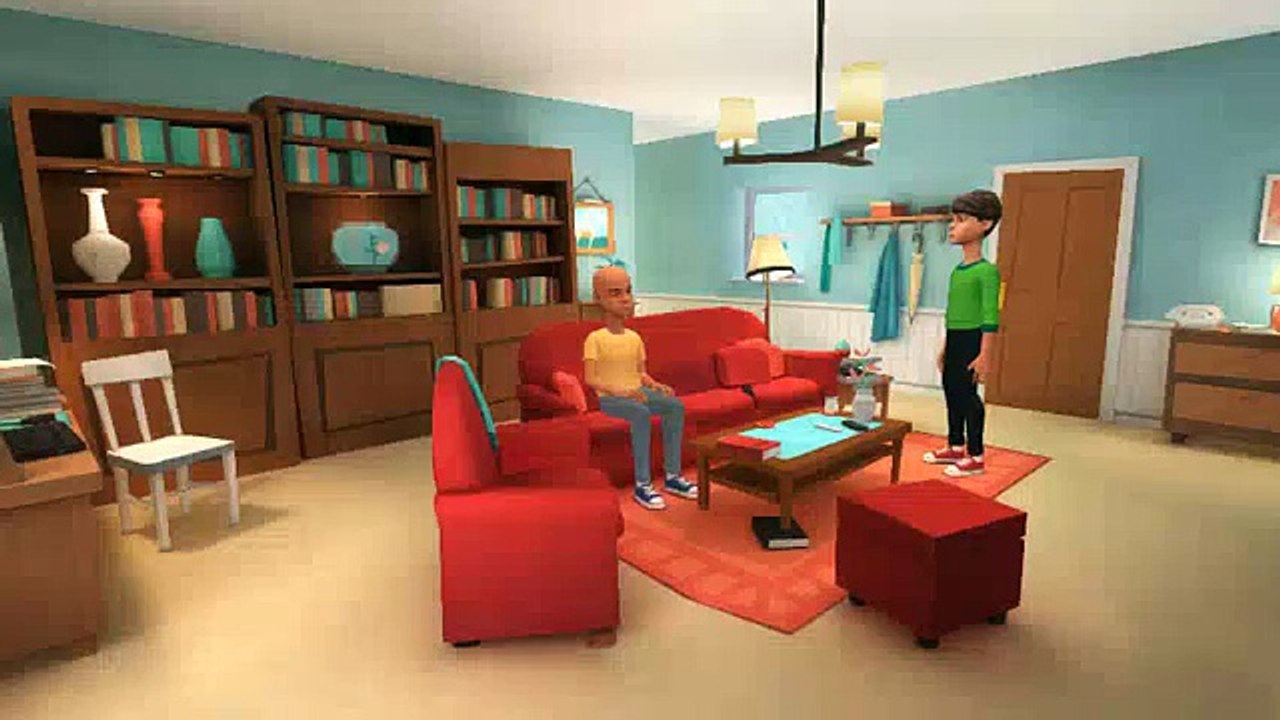 Caillou Starts a game show and Gets Grounded (Plotagon)