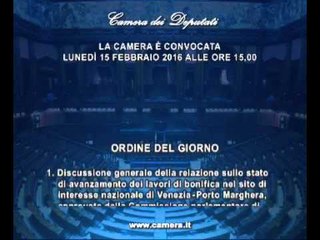 Roma - Camera - 17^ Legislatura - 569^ seduta (15.02.16)