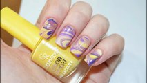 How to DIY Water Marble Nails  Как сделать Водный Маникюр