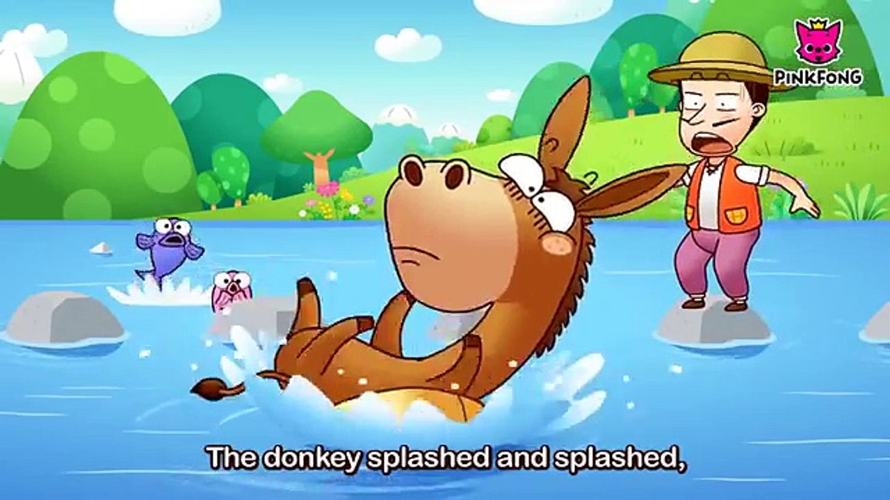 The Donkey and the Salt | Aesops Fables | PINKFONG Story Time for Children