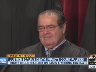 Justice Scalia's death impacts court rulings