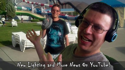 Blog: New light and green screen!