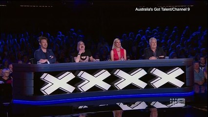 Mermaids swim around in water on Australia's Got Talent _ Daily Mail Online