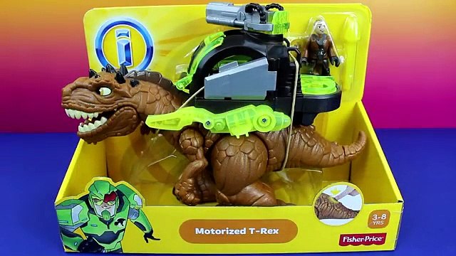 Imaginext Fisher Price Motorized Spinosaurus & Imaginext Motorized T-Rex Just4fun290