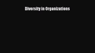 Read Diversity in Organizations Ebook Free