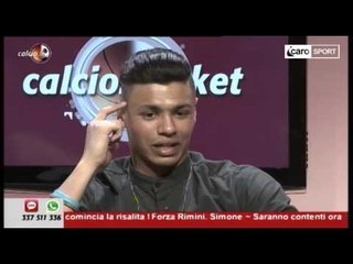 Icaro Sport. Francesco Anacoura ospite a Calcio.Basket