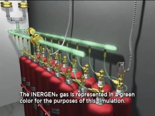 Inergen Fire Suppression System Simulation