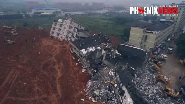 КОШМАР! Последствие разрушительного оползня в Китае. Шеньчжень 20.12.15 Почти по